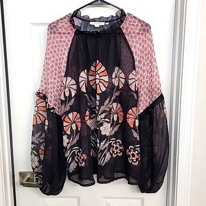 Hello Spring! Anthropologie Sheer Blouse